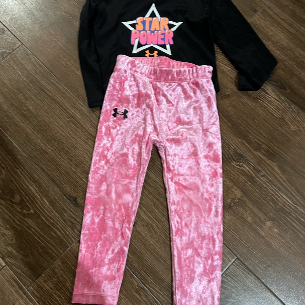 Under Armour Kids Star Power Pink Leggings